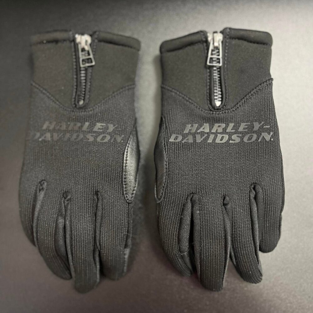 Harley-Davidson Black Gloves - Picture 2 of 4